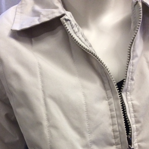NWOT Gasoline beige zip front collared jacket - Picture 3 of 9